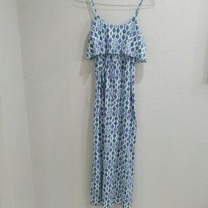 Motherhood Maternity Maxi Blue Dress